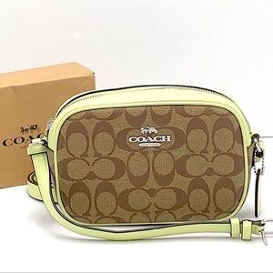 Coach Mini Jamie Camera Bag In Signature Canvas
SV/Khaki/Pale Lime
NWT